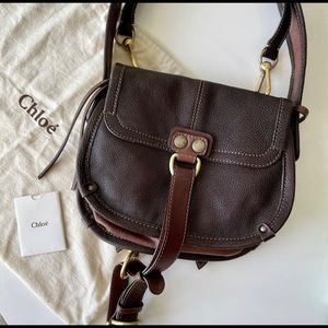 Chloé Leather Saddle Bag